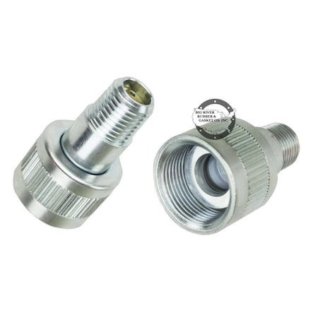 Bva Hydraulics 14 Nptf Regular Flow Zinc Plated, CRZ14F CRZ14F